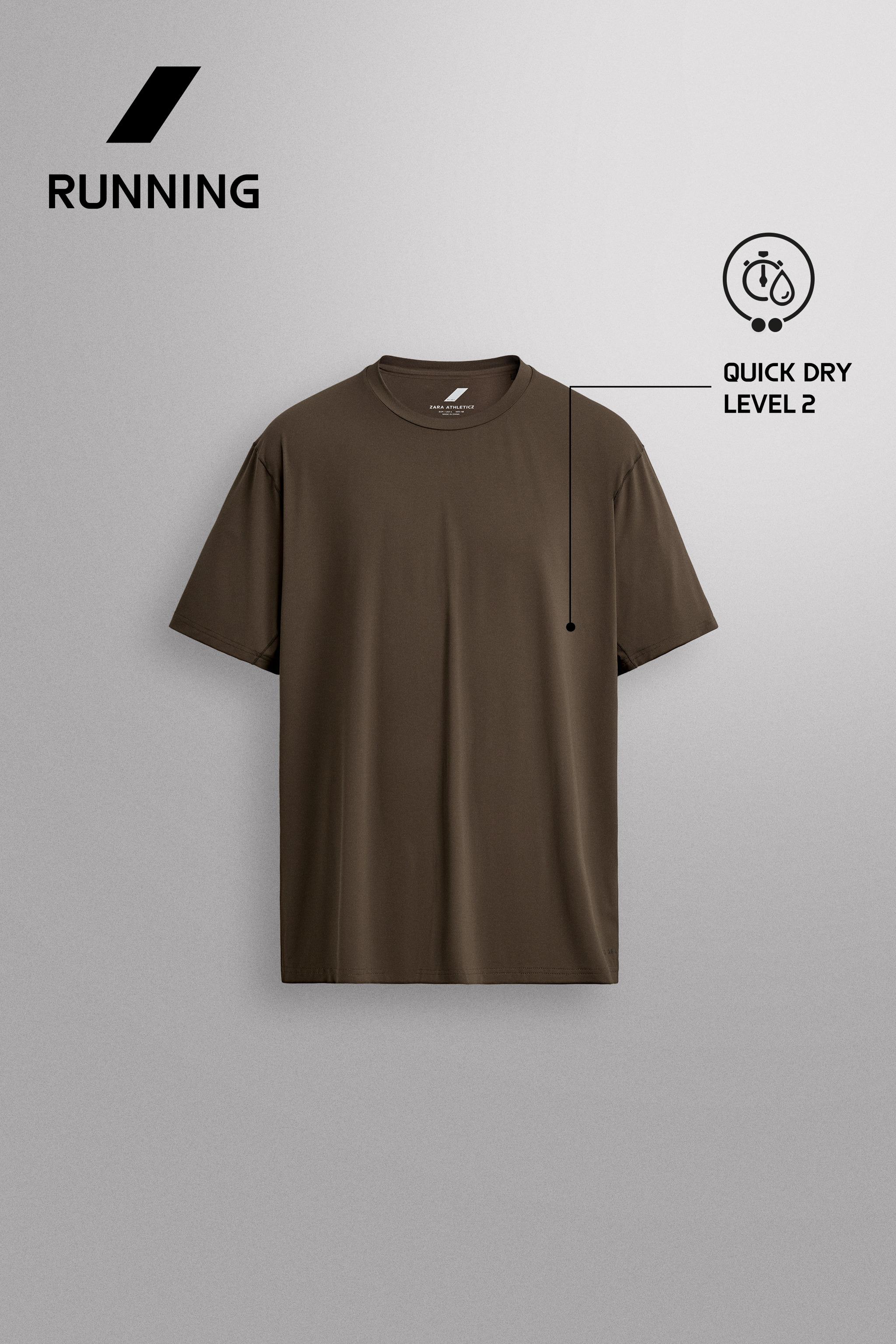 T-SHIRT DE RUNNING À MANCHES COURTES